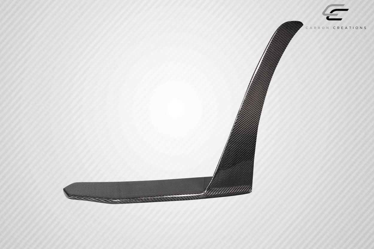 2018-2023 Ford Mustang Carbon Fiber Z1 Front Lip Spoiler Air Dam - 2 Pieces ( Non performance model )