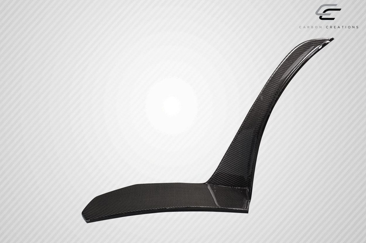 2018-2023 Ford Mustang Carbon Fiber Z1 Front Lip Spoiler Air Dam - 2 Pieces ( Performance model )