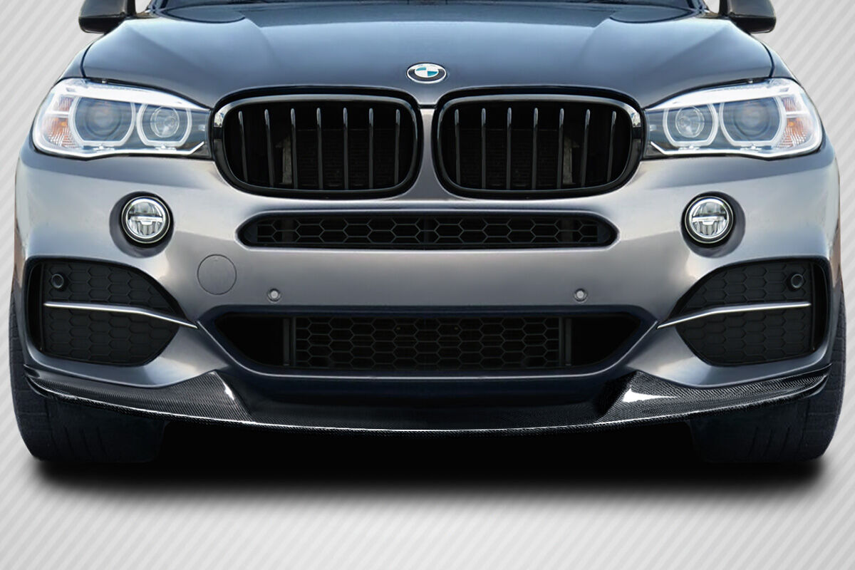 2014-2018 BMW X5 F15 Carbon Fiber M Performance Front Lip Spoiler Air Dam - 1 Piece - 116863