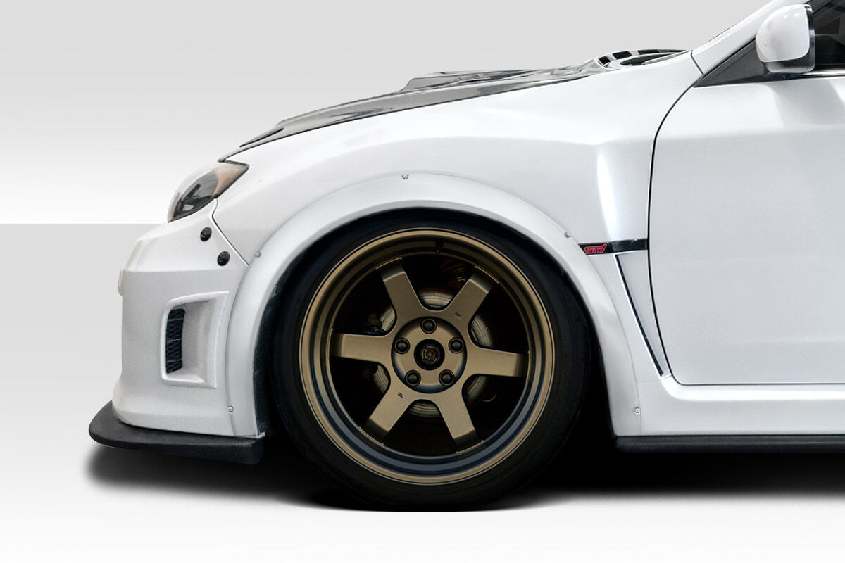 2011-2014 Subaru Impreza WRX STI 4DR Duraflex Rally Front Fender Flares - 2 Pieces - 117041