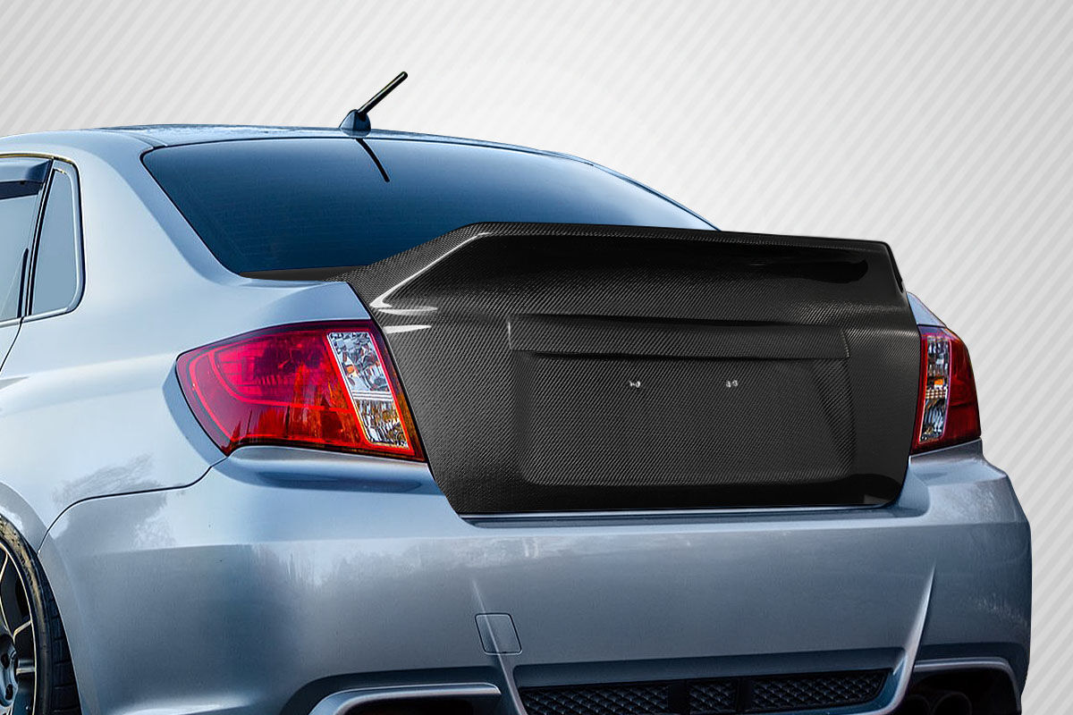 2008-2014 Subaru Impreza WRX STI 4DR / 2008-2011 Subaru Impreza 4DR Carbon Fiber Blade Trunk - 1 Piece