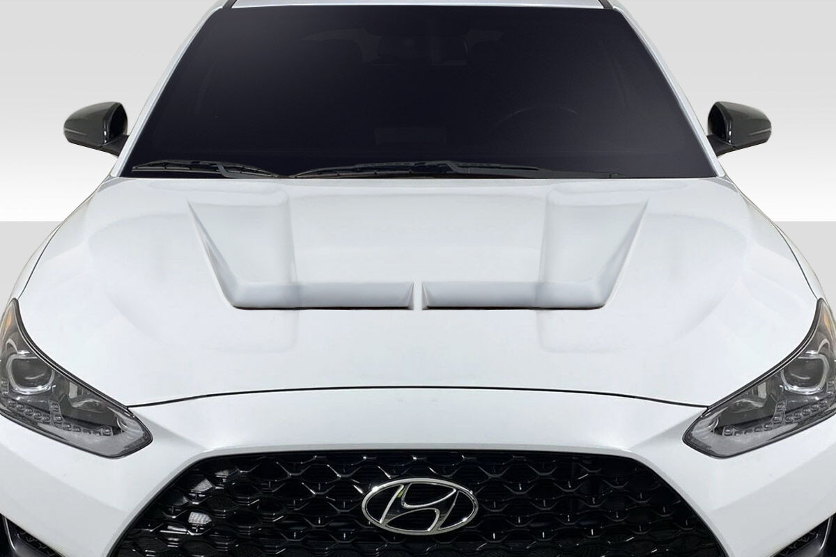 2019-2023 Hyundai Veloster Duraflex J Speed Hood - 1 Piece - 117051