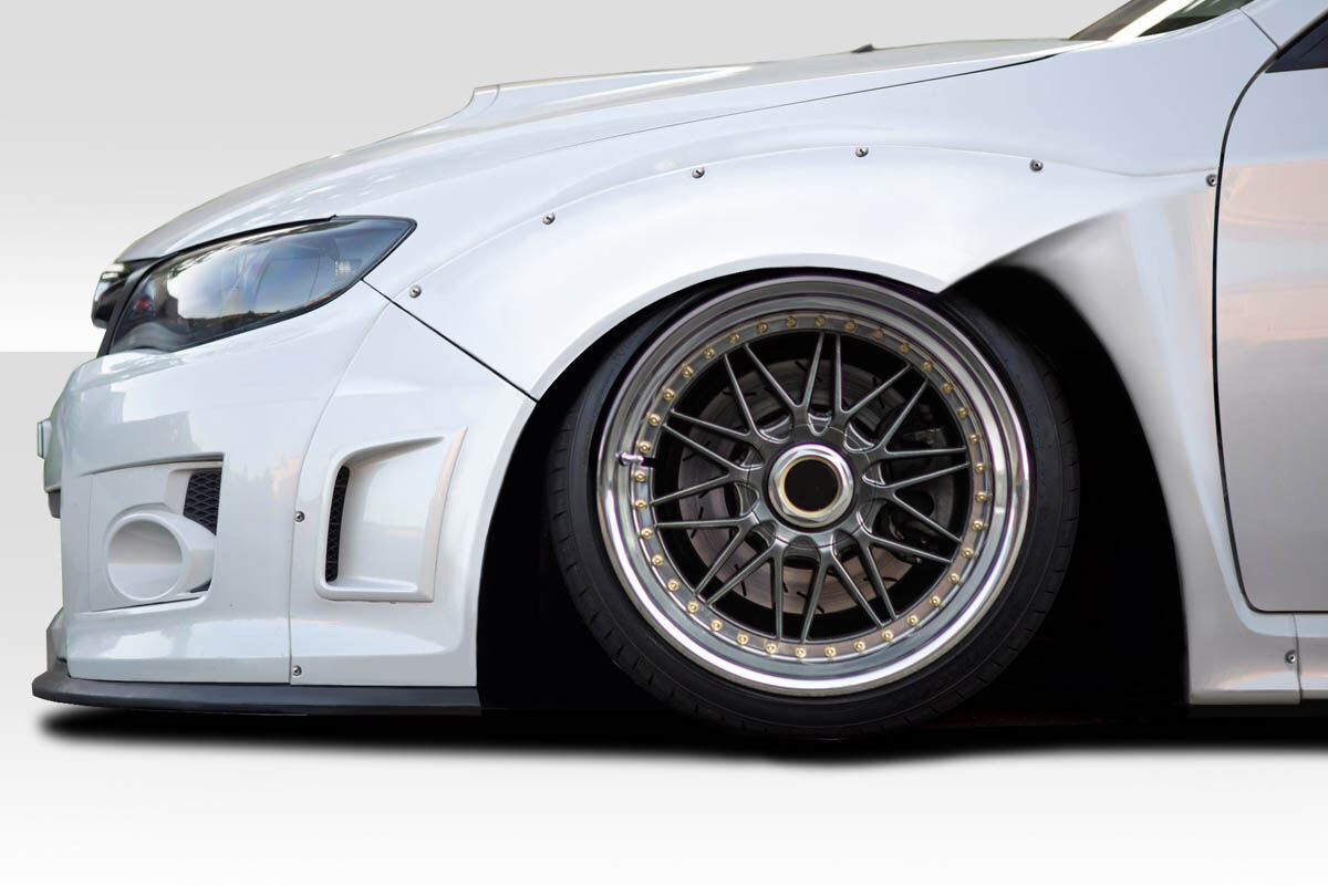2011-2014 Subaru WRX STI 4DR Duraflex MTR Wide Body Front Fender Flares - 4 Piece (Note: can fit wheels 4" wider than stock) - 117057