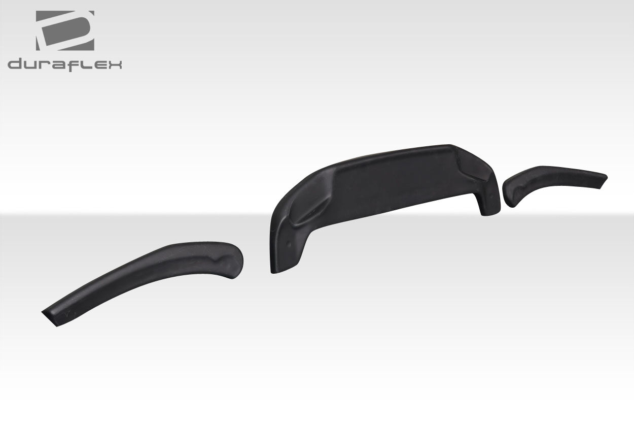 2017-2020 Fiat 124 Spider Abarth Duraflex Speed Rear Lip Spoiler Splitters - 3 Pieces