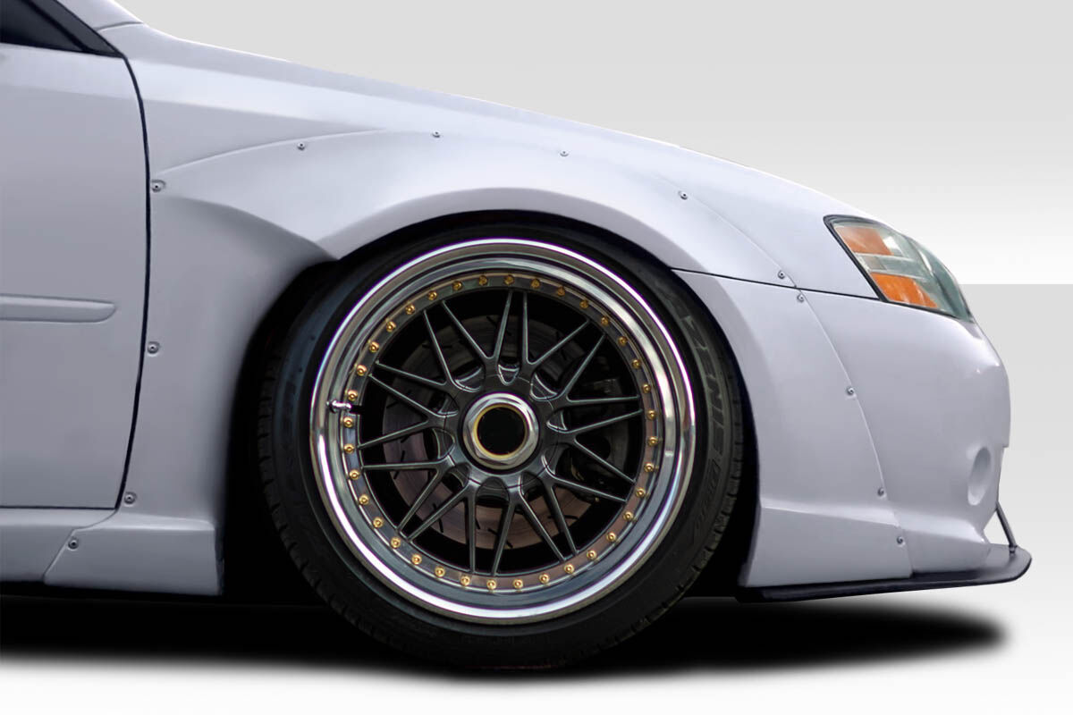 2005-2009 Subaru Legacy Duraflex MSR Wide Front Fender Flares - 4 Piece (40mm wider) - 117126