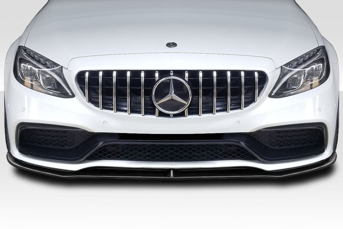 2015-2018 Mercedes Benz W205 C-Class / 2016-2018 Mercedes Benz C43 AMG Duraflex Power Front Lip Spoiler Air Dam - 1 Piece - 117154