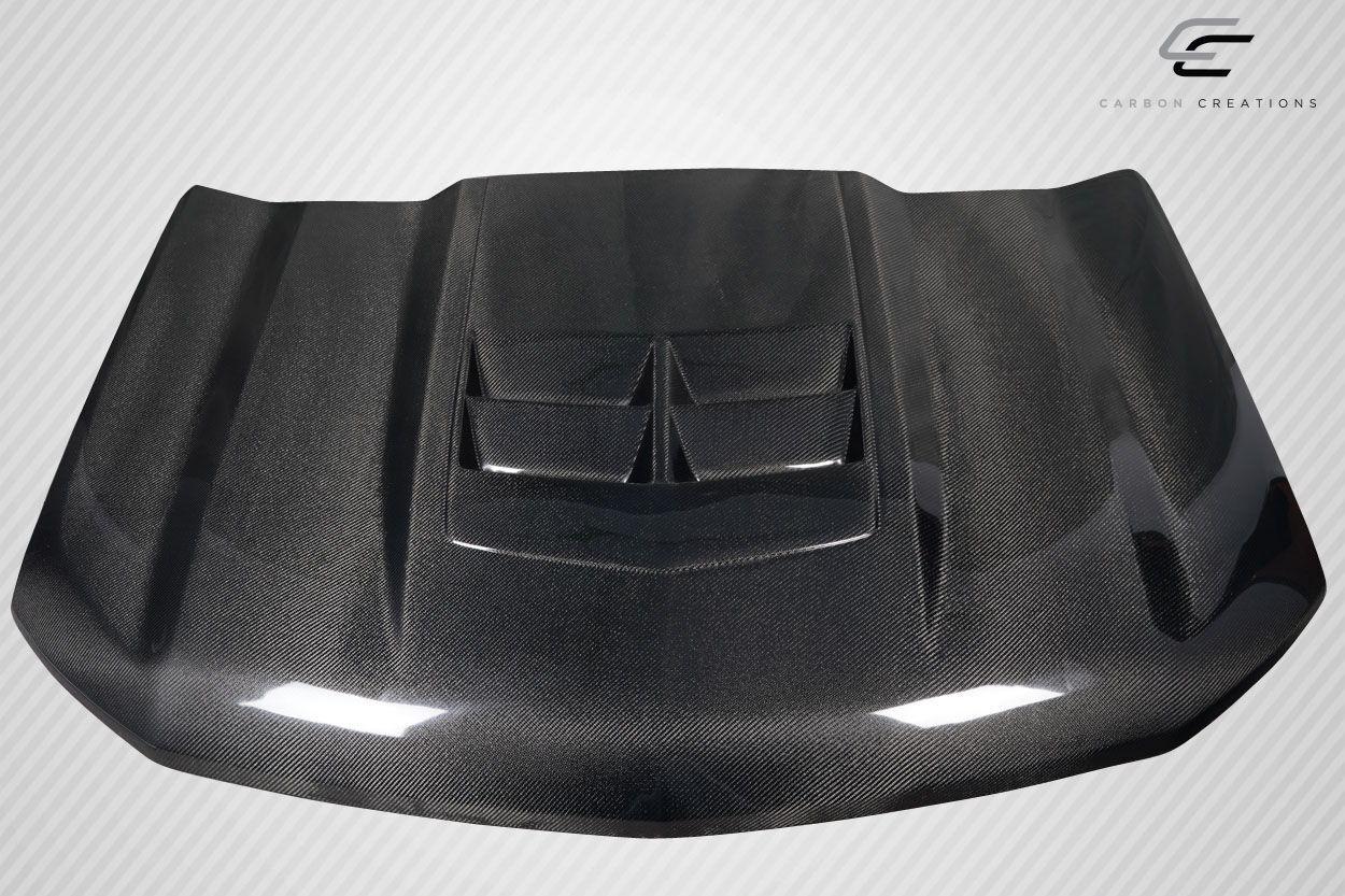 2019-2023 Chevrolet Silverado 1500 Carbon Fiber ZL1 Look Hood - 1 Piece
