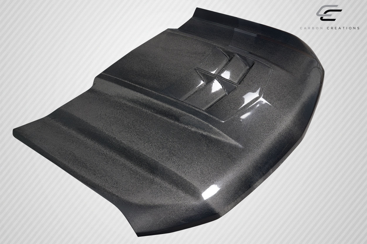 2019-2023 Chevrolet Silverado 1500 Carbon Fiber ZL1 Look Hood - 1 Piece