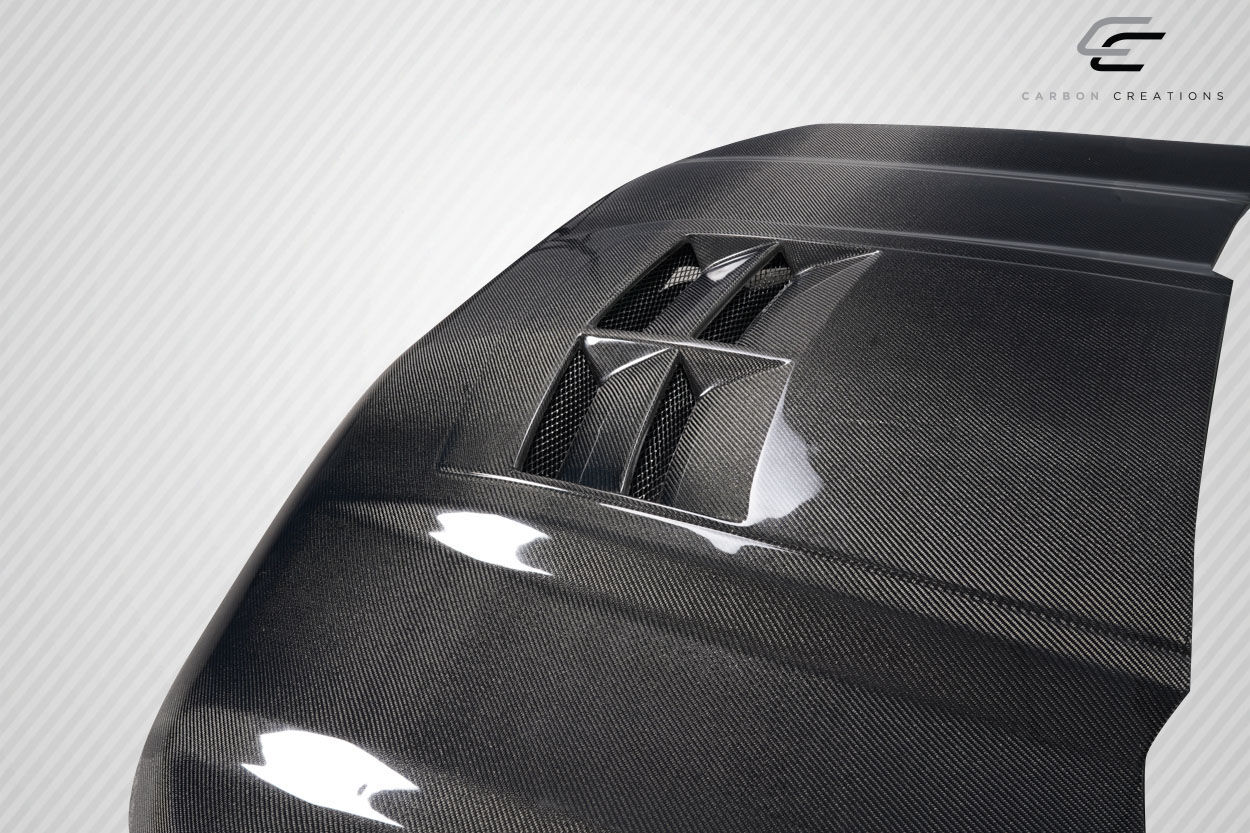2019-2023 Chevrolet Silverado 1500 Carbon Fiber ZL1 Look Hood - 1 Piece