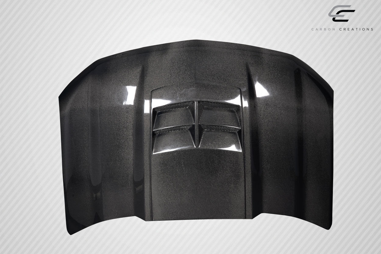 2019-2023 Chevrolet Silverado 1500 Carbon Fiber ZL1 Look Hood - 1 Piece