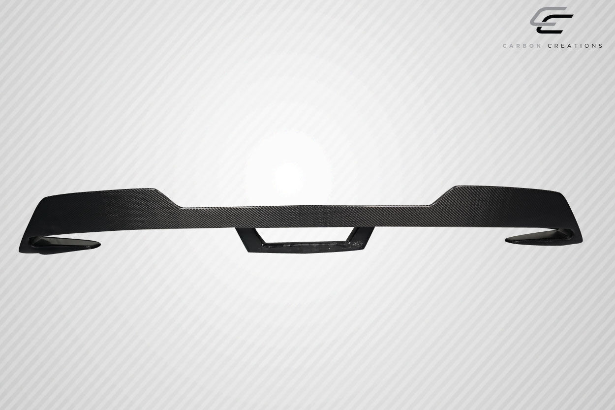 2015-2023 Ford Mustang Coupe Carbon Fiber Performance PP1 Wicker Rear Wing Spoiler - 1 Piece
