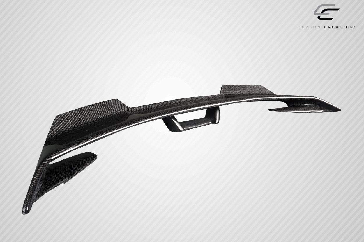 2015-2023 Ford Mustang Coupe Carbon Fiber Performance PP1 Wicker Rear Wing Spoiler - 1 Piece