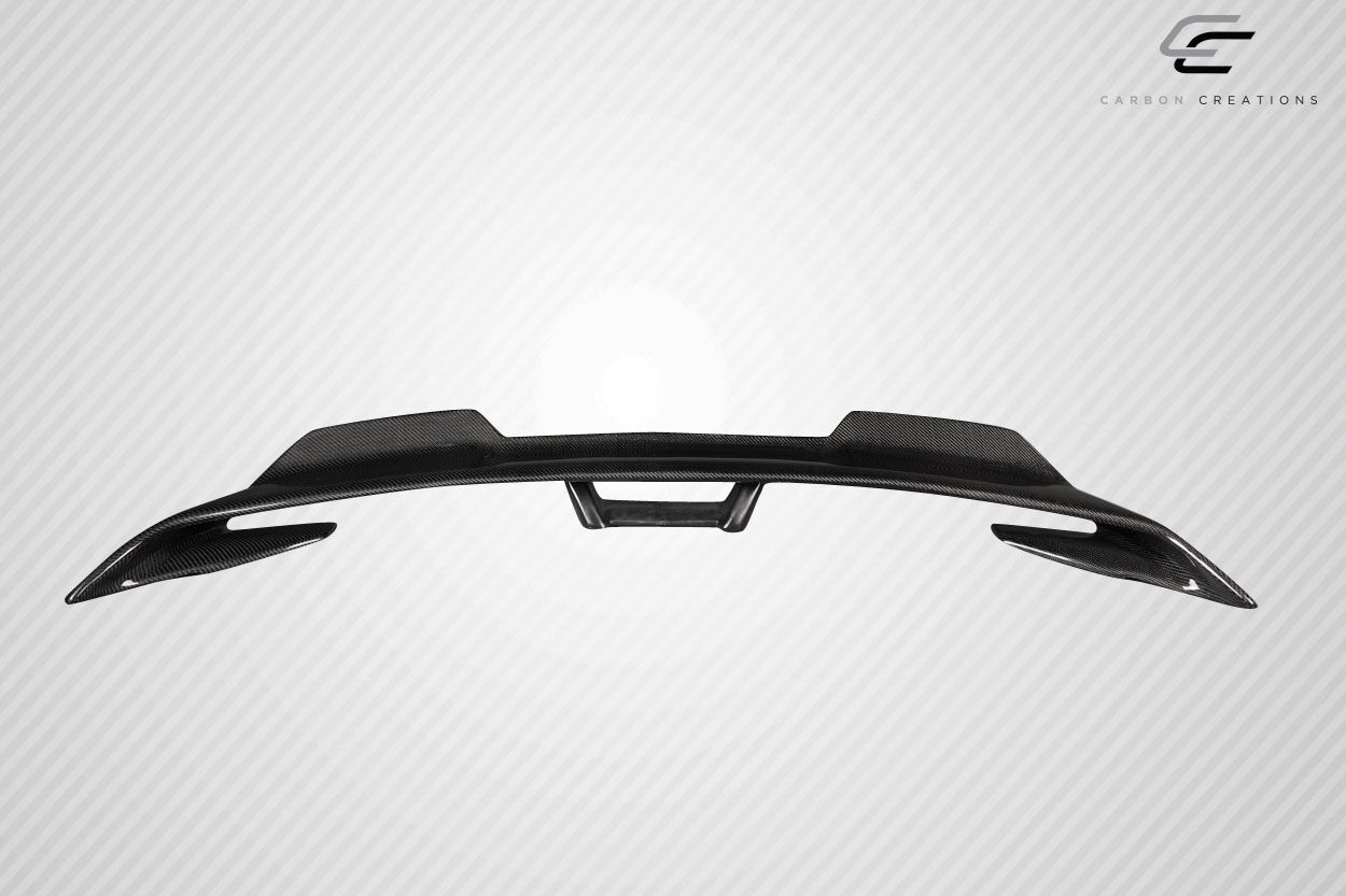 2015-2023 Ford Mustang Coupe Carbon Fiber Performance PP1 Wicker Rear Wing Spoiler - 1 Piece