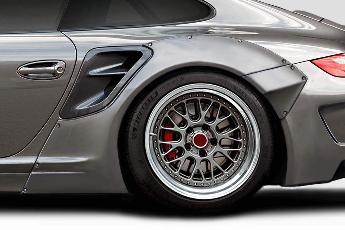 2004-2007 Porsche 997 911 Duraflex LBW Rear Flares - 4 Piece - 117289