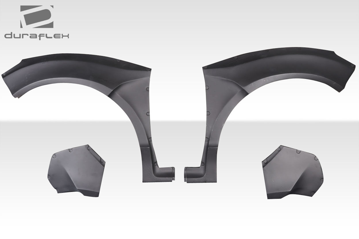 2009-2014 Acura TSX Duraflex Khan Front Fender Flares - 4 Piece (+60mm wider)