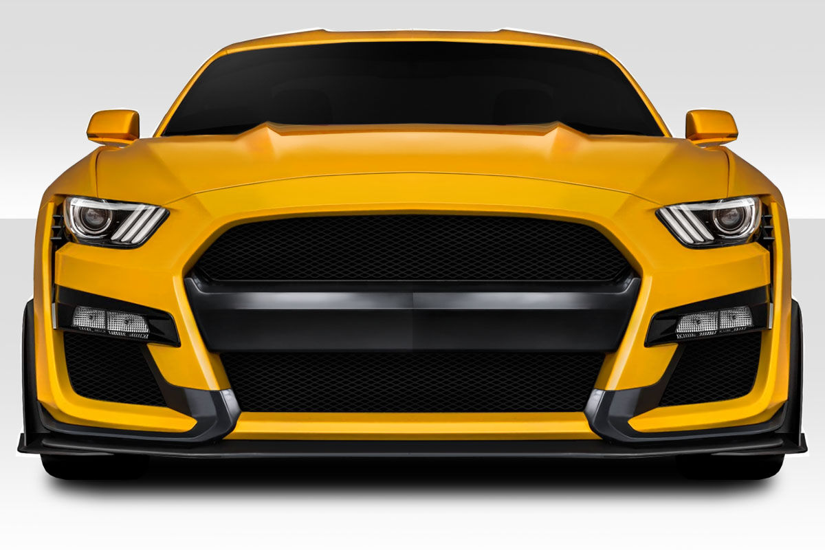 2015-2017 Ford Mustang Duraflex GT500 Look Front Bumper Cover - 3 Piece - 117308
