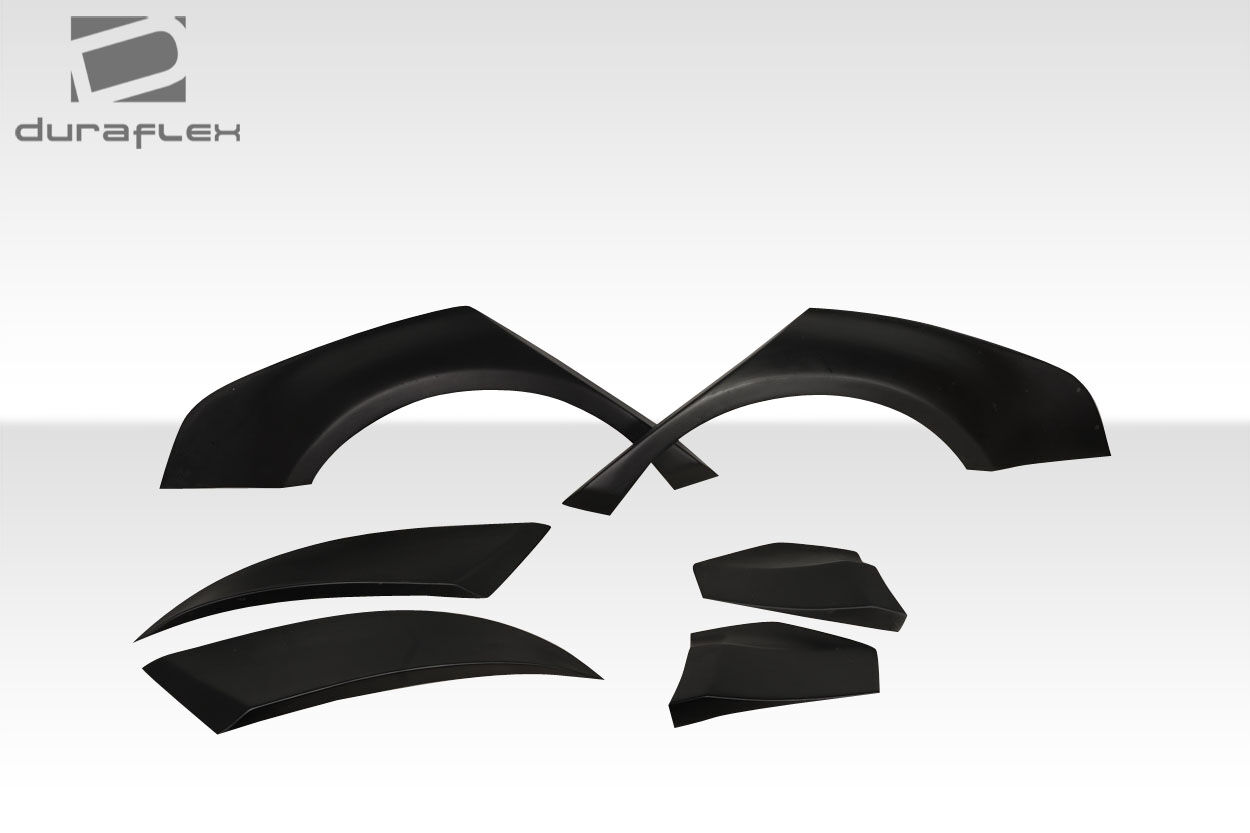 2012-2018 BMW 3 Series F30 Duraflex KTV Wide Rear Fender Flares - 6 Piece