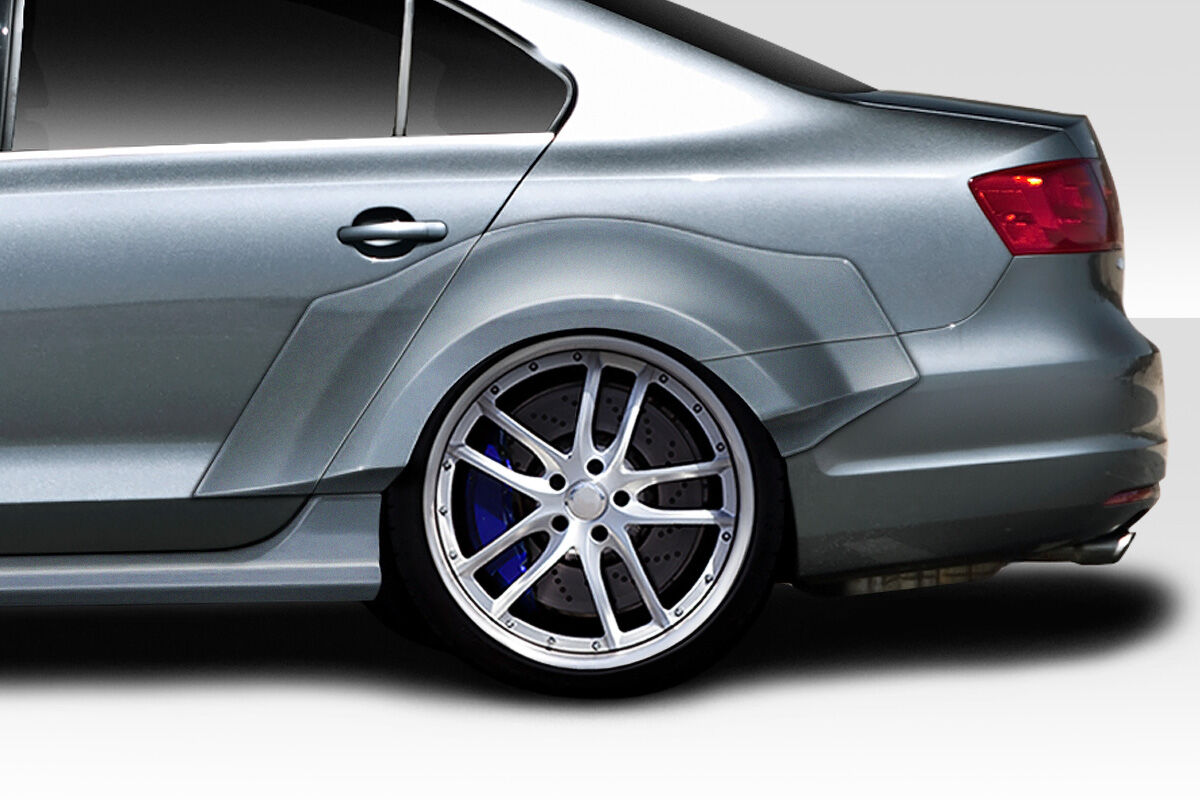 2011-2018 Volkswagen Jetta Duraflex KTV Wide Body Rear Fender Flares - 6 Piece - 117449