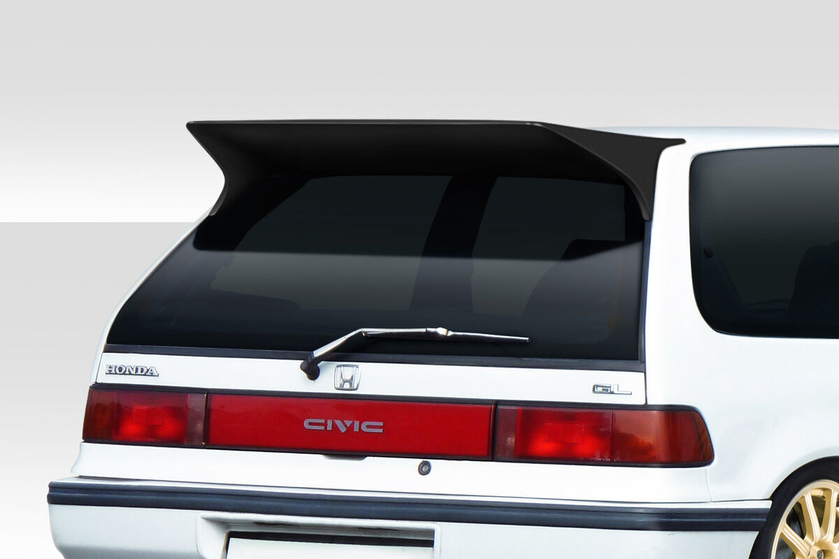 1988-1991 Honda Civic HB Duraflex J Spec Rear Roof Wing Spoiler - 1 Piece - 117462