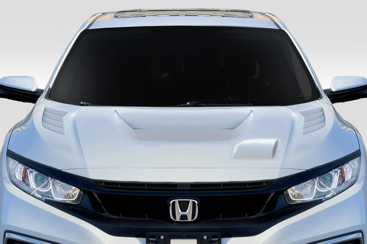 2016-2021 Honda Civic Duraflex Time Attack Hood - 1 Piece - 117489