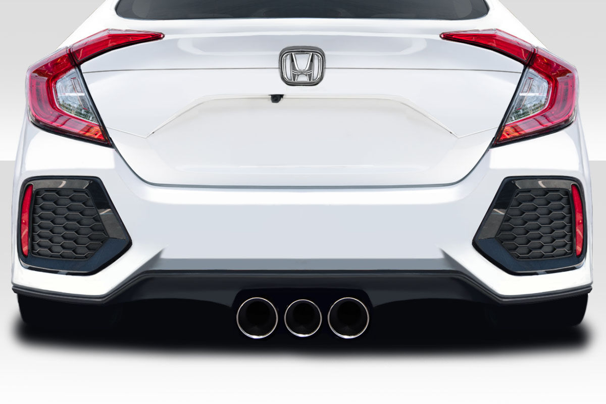 2016-2021 Honda Civic 4DR Duraflex RBT Widebody Look Rear Bumper - 1 Piece - 117586
