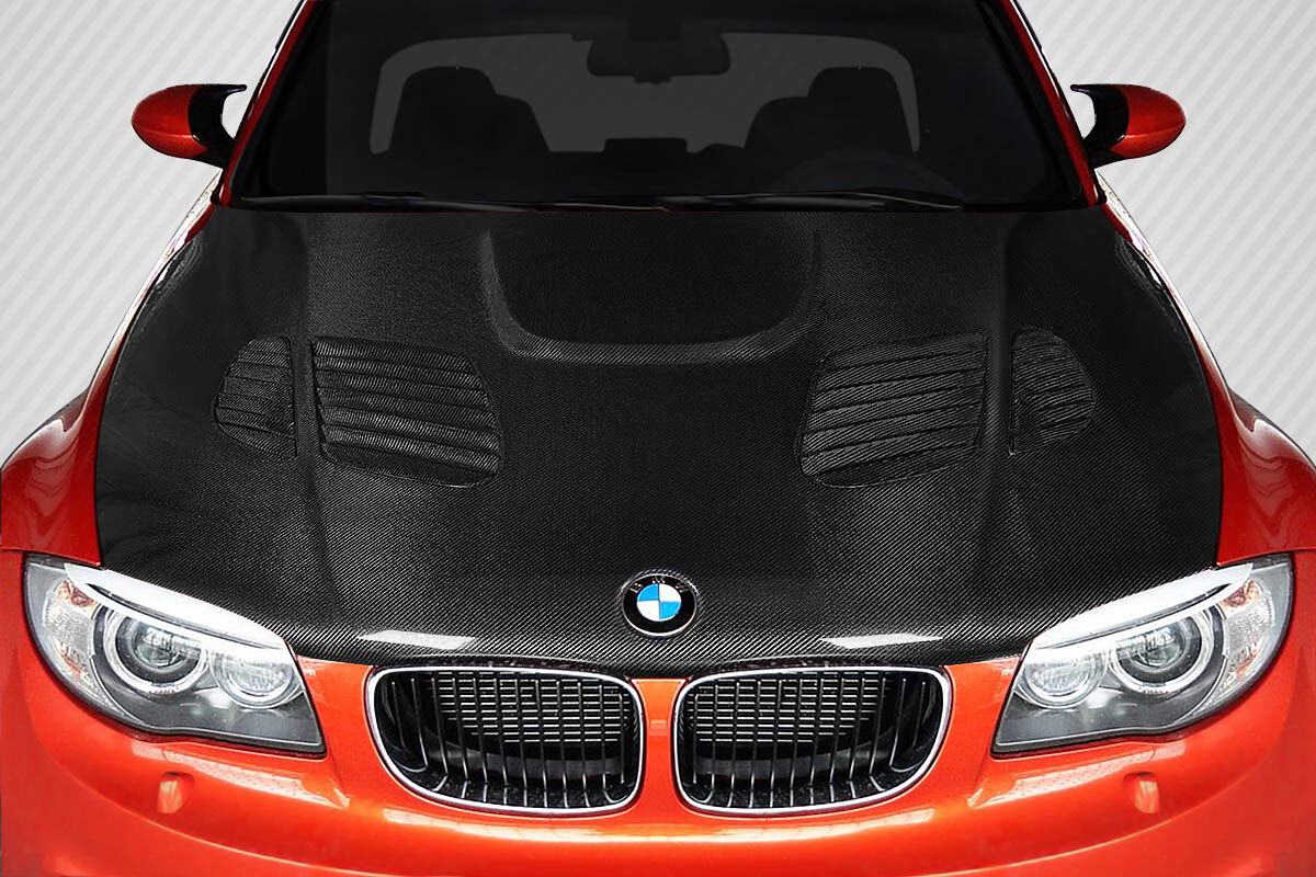 Carbon Creations GTR Style Carbon Fiber Hood for 2008-2013 BMW 1 Series - 117607