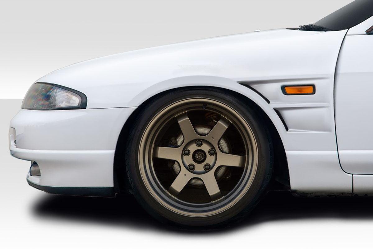 1995-1998 Nissan Skyline R33 2DR Duraflex D1 Sport 30MM Front Fenders - 2 Piece - 117723