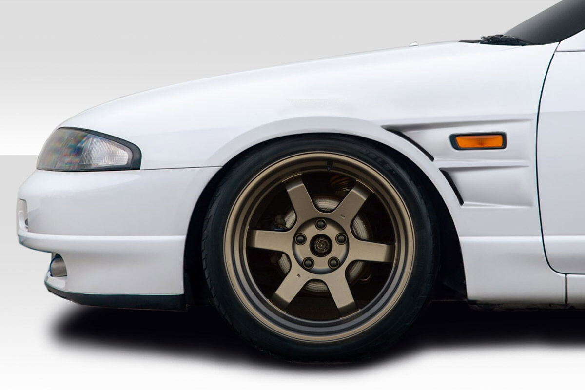 1995-1998 Nissan Skyline R33 2DR Duraflex D1 Sport 20MM Front Fenders - 2 Piece - 117724