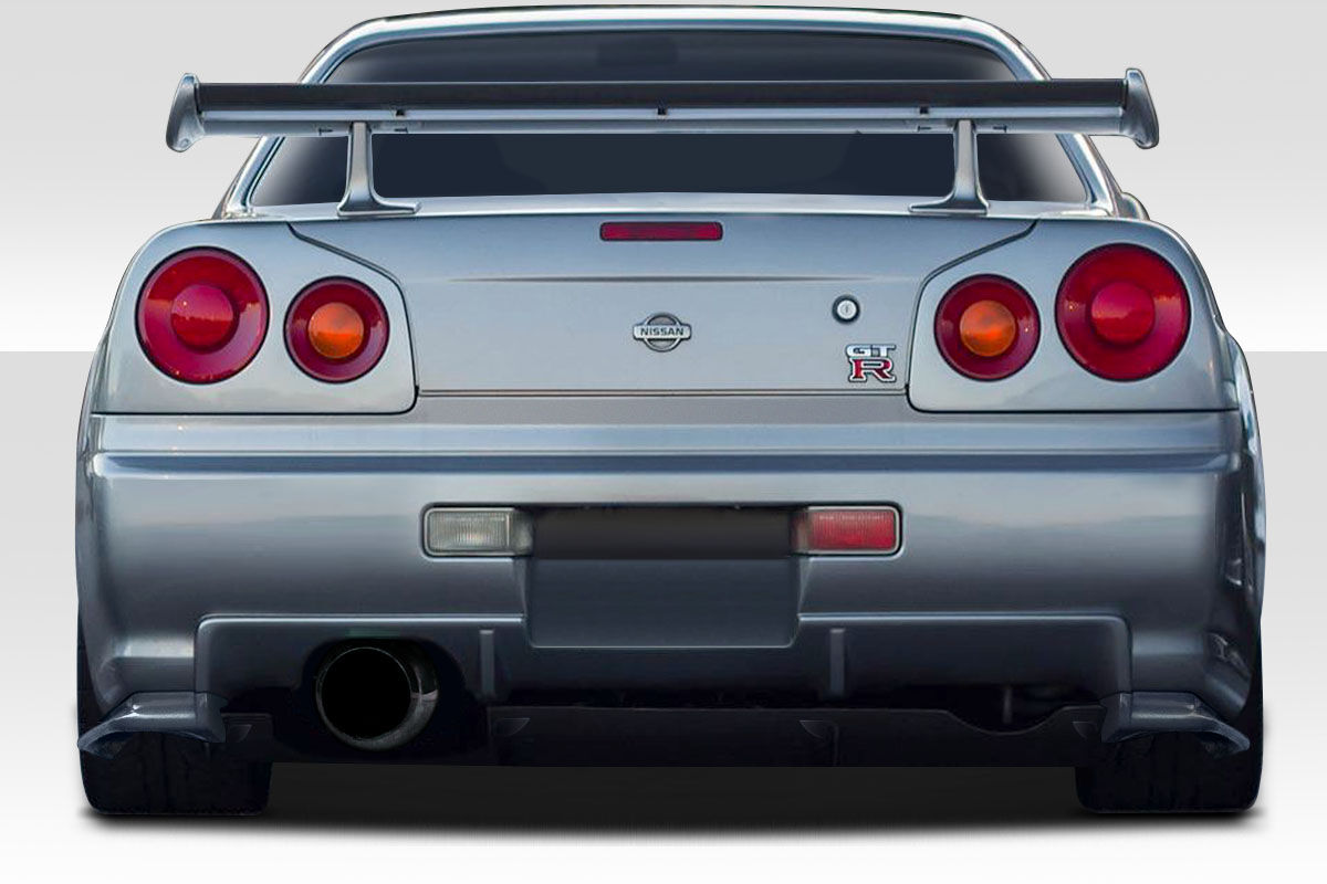 1999-2002 Nissan Skyline R34 2DR Duraflex Estra Rear Bumper Cover - 1 Piece - 117729