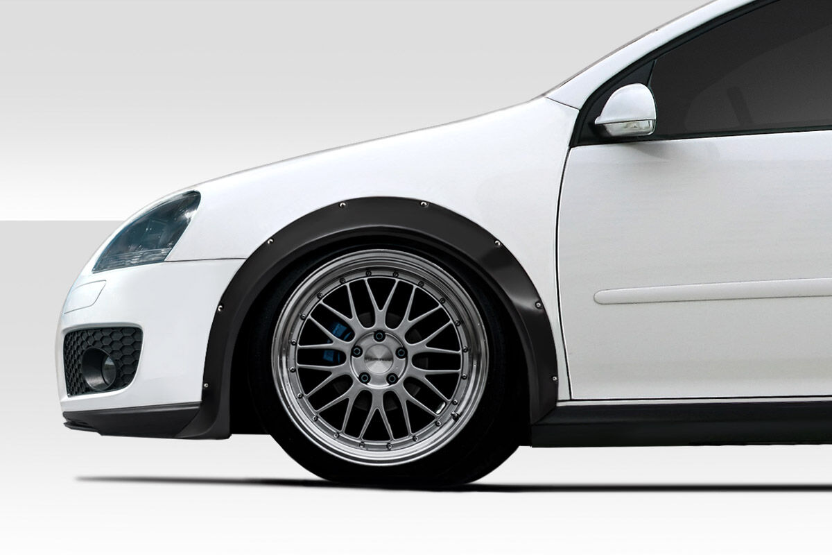 2006-2009 Volkswagen Golf GTI Duraflex Euroline Front Fender Flares - 2 Pieces - 117784
