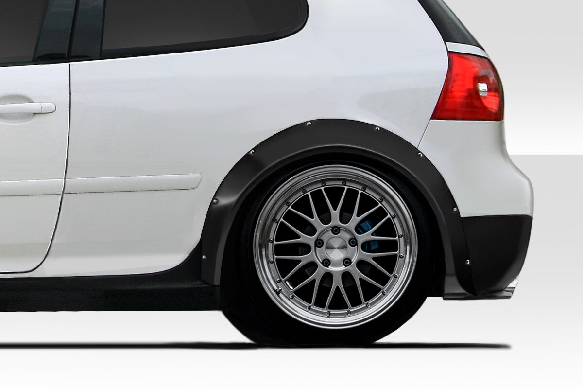 2006-2009 Volkswagen Golf GTI Duraflex Euroline Rear Fender Flares - 2 Pieces - 117786