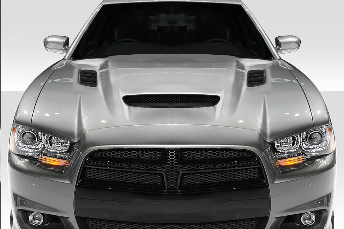 2011-2014 Dodge Charger Duraflex Hellcat Redeye Look hood - 1 Piece - 117788