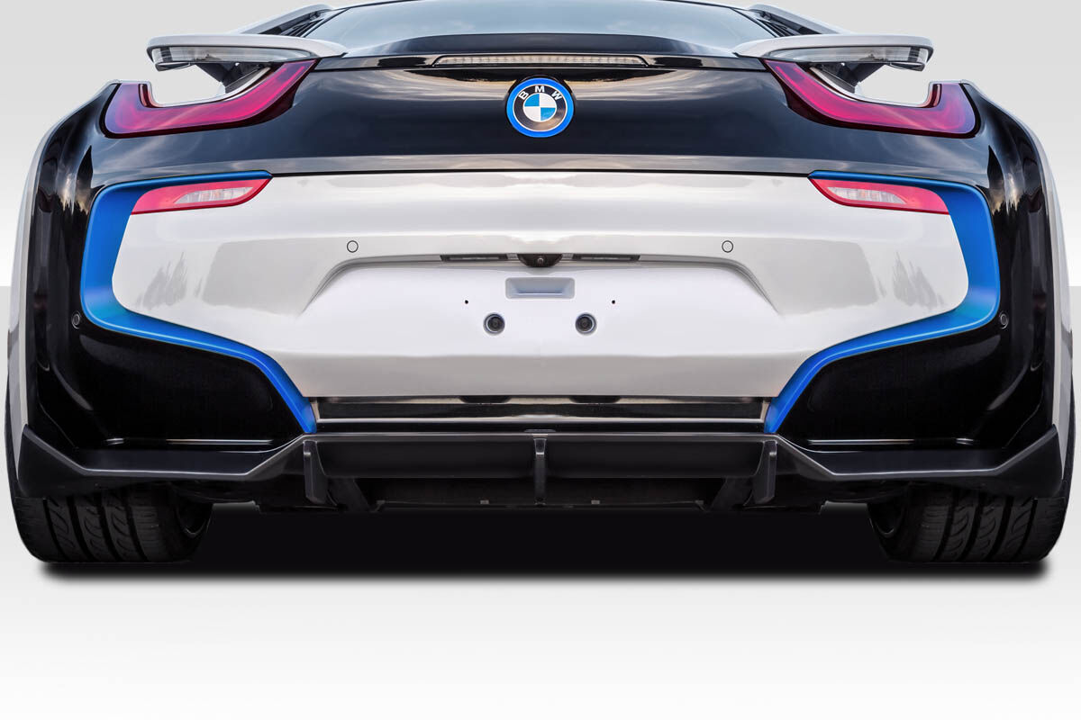 Aero Function AF-1 Style Fiberglass/FRP Rear Bumper Lip/Add On for 2014-2020 BMW i8 - 117847