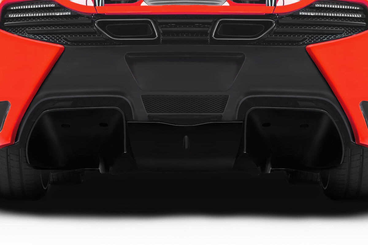 Aero Function AF-1 Style Fiberglass/FRP Rear Bumper Lip/Add On for 2012-2014 McLaren MP4-12C - 117864