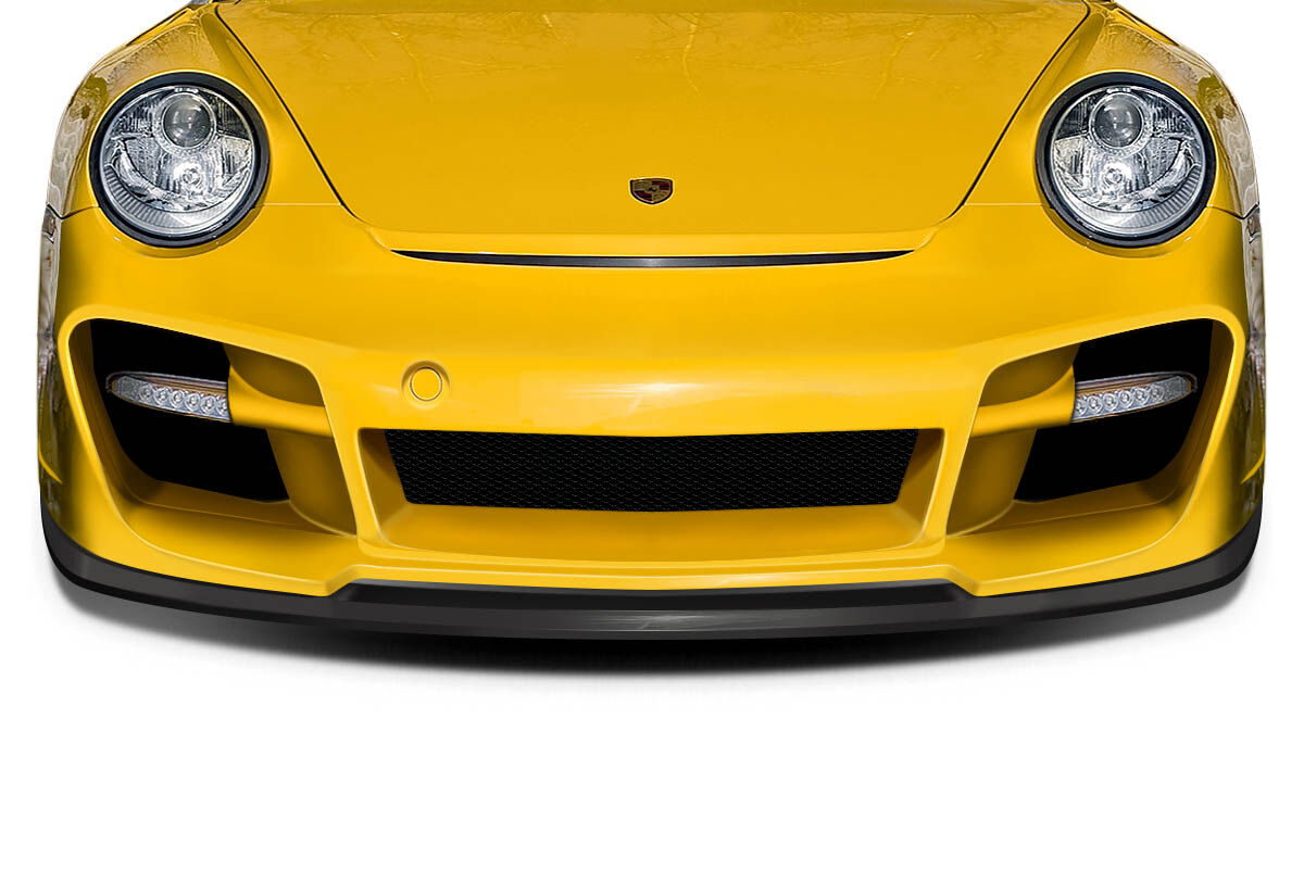 Aero Function AF-1 Style Fiberglass/FRP Front Bumper Lip/Add On for 2009-2011 Porsche 997 - 117872