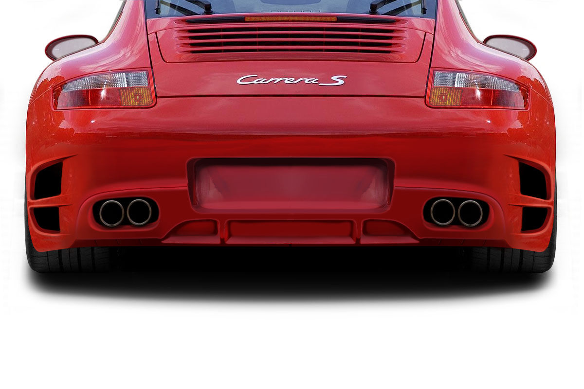 Aero Function AF-1 Style Fiberglass/FRP Rear Bumper for 2009-2011 Porsche 997 - 117874