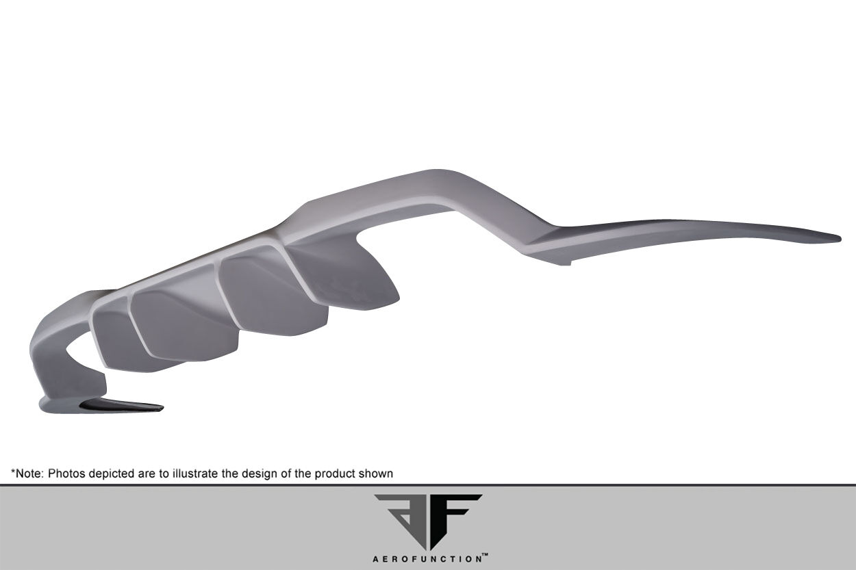 2016-2021 BMW M2 F87 AF-1 Rear Diffuser (GFK) - 1 Piece