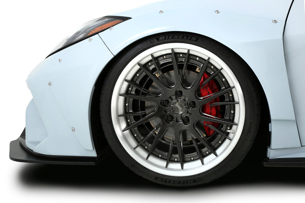 2020-2023 Chevrolet Corvette C8 Duraflex Gran Veloce Wide Body Front Fender Flares - 4 Piece ( for use with 116591 ) - 117910
