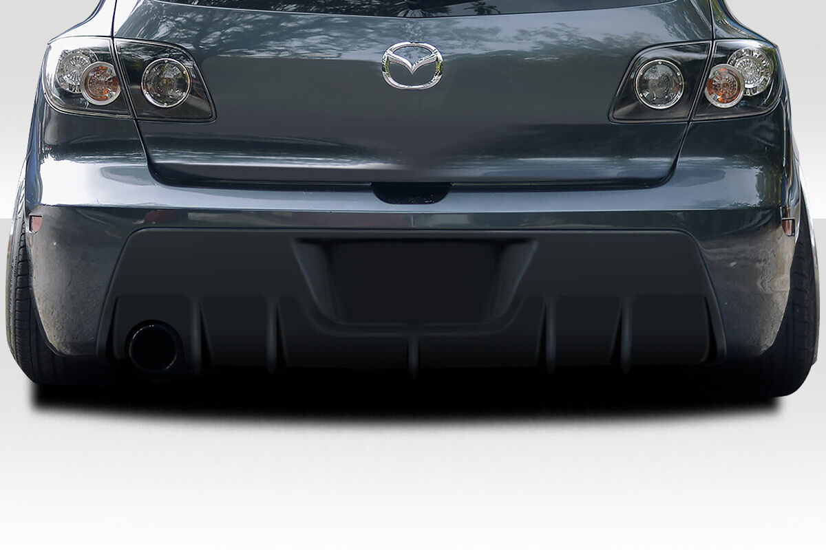 2004-2009 Mazda 3 Duraflex Corkscrew Rear Diffuser - 1 Piece - 117942
