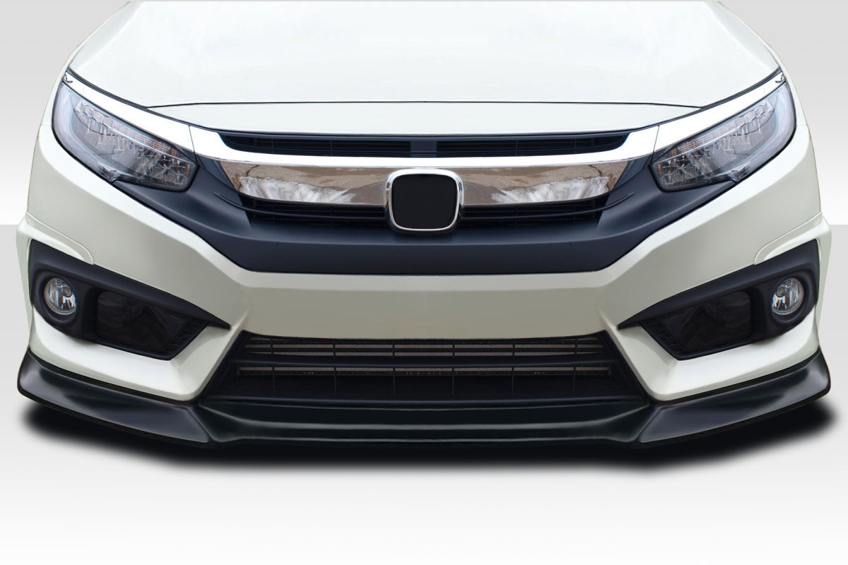 2016-2018 Honda Civic 2DR 4DR Duraflex Yoka Front Lip Spoiler Air Dam - 3 Pieces - 117944