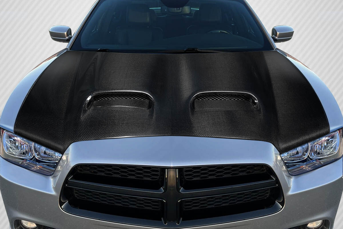 Carbon Creations Redeye Look Style Carbon Fiber Hood for 2011-2014 Dodge Charger - 118045