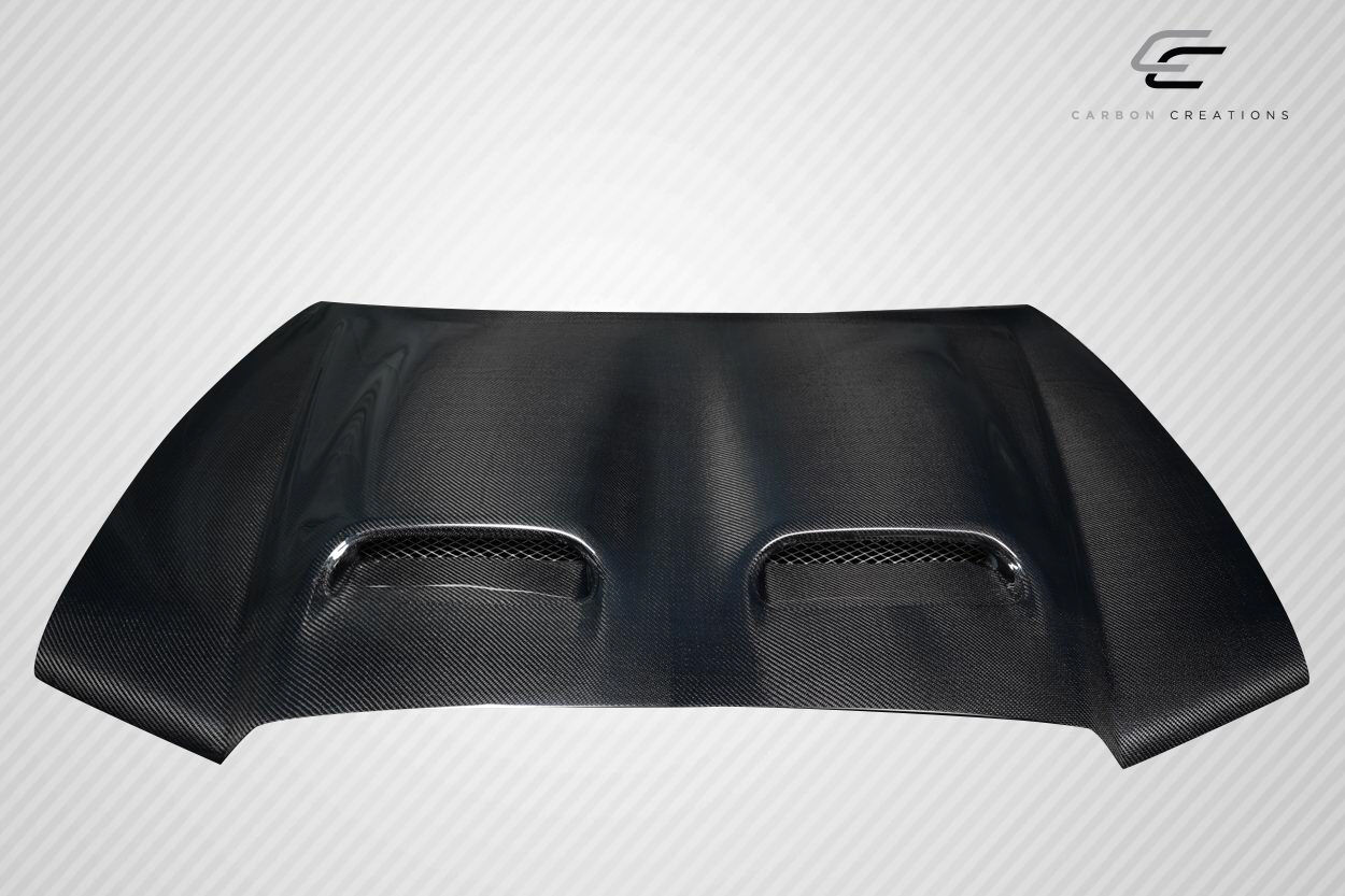 2011-2014 Dodge Charger Carbon Fiber Redeye Look Hood - 1 Piece