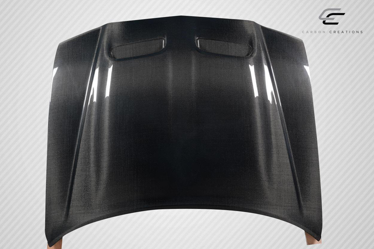 2011-2014 Dodge Charger Carbon Fiber Redeye Look Hood - 1 Piece