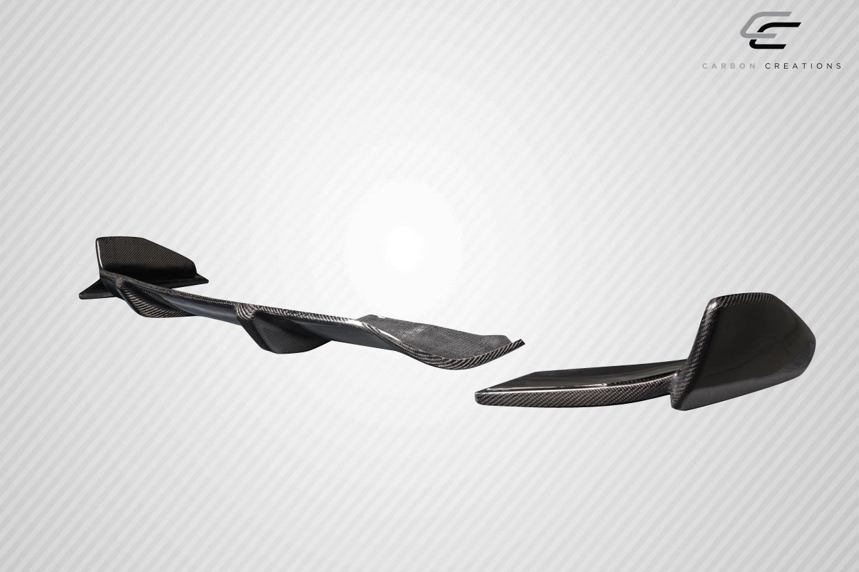 2014-2018 BMW X5 F15 Carbon Fiber M Performance Aero Rear Diffuser - 3 Pieces