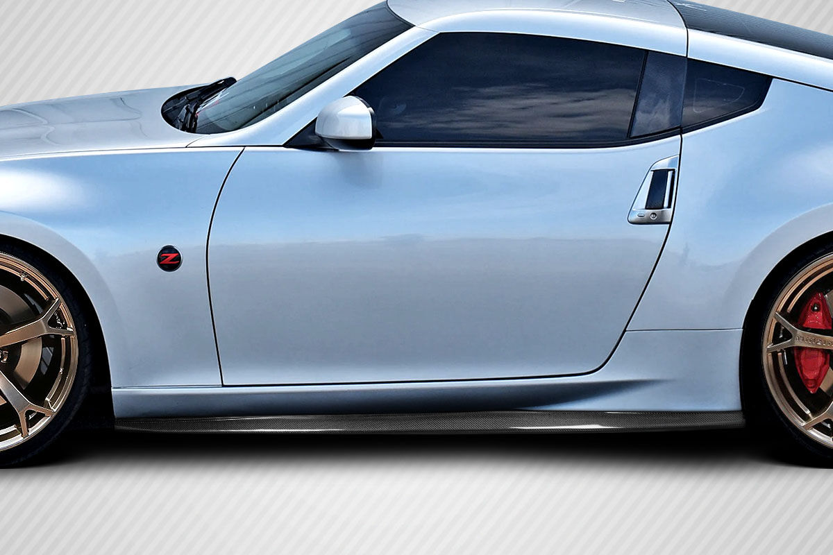 Carbon Creations TurboT Style Carbon Fiber Side Skirts for 2009-2020 Nissan 370Z - 118108