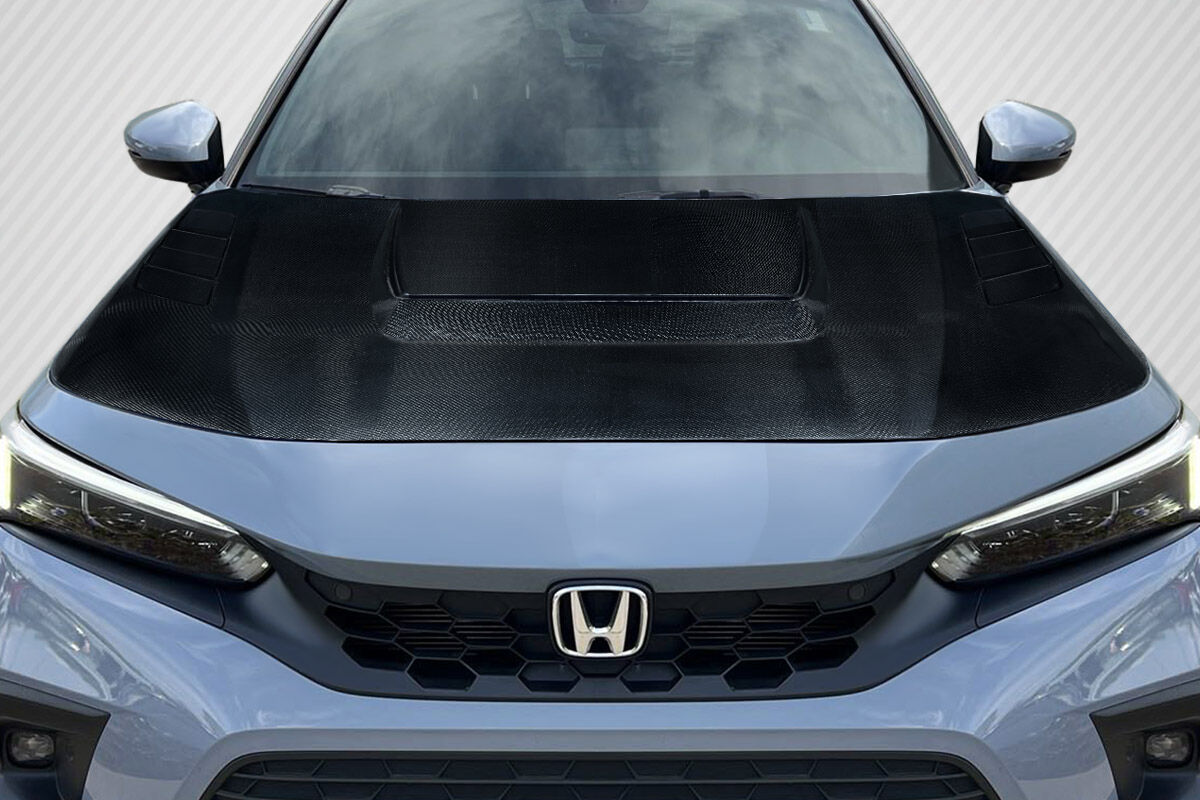 Carbon Creations JS Style Carbon Fiber Hood for 2022-2023 Honda Civic - 118116