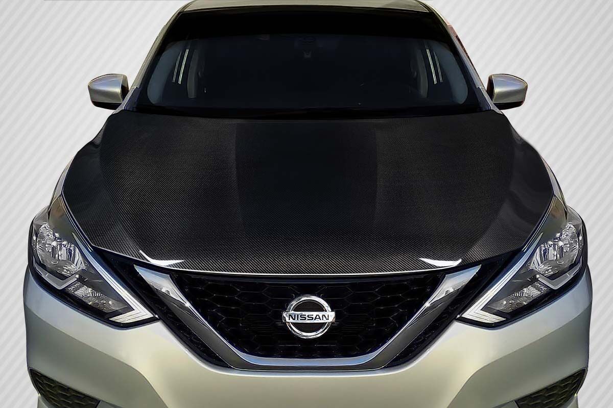Carbon Creations OEM Look Style Carbon Fiber Hood for 2017-2019 Nissan Sentra - 118156