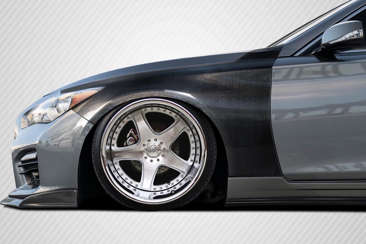 Carbon Creations OEM Look Style Carbon Fiber Fenders for 2014-2023 Infiniti Q50 - 118159