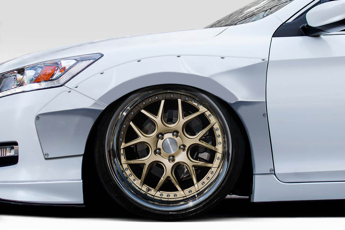 Duraflex RX Style Style Fiberglass/FRP Fender Flares for 2013-2017 Honda Accord - 118169