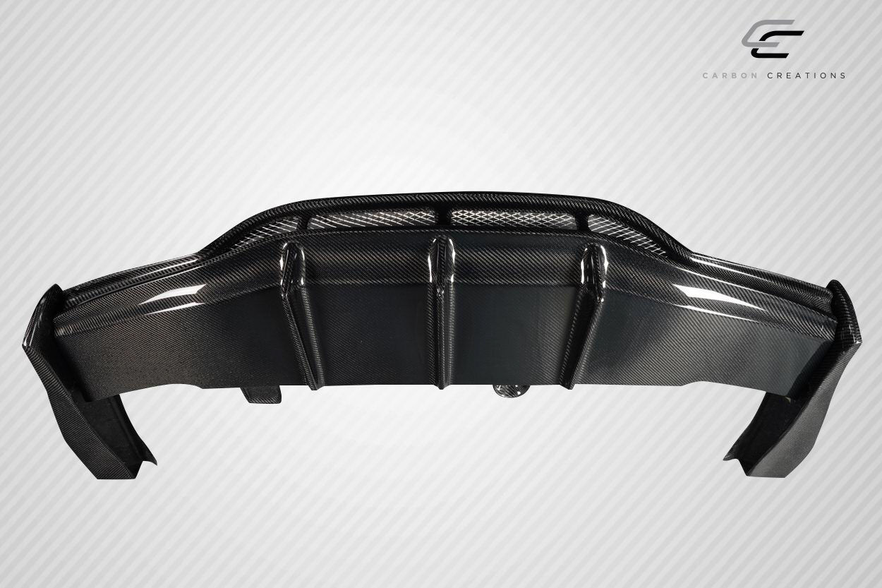 2015-2020 Mercedes C Class W205 Carbon Fiber Weaver Sport Rear Diffuser - 3 Pieces